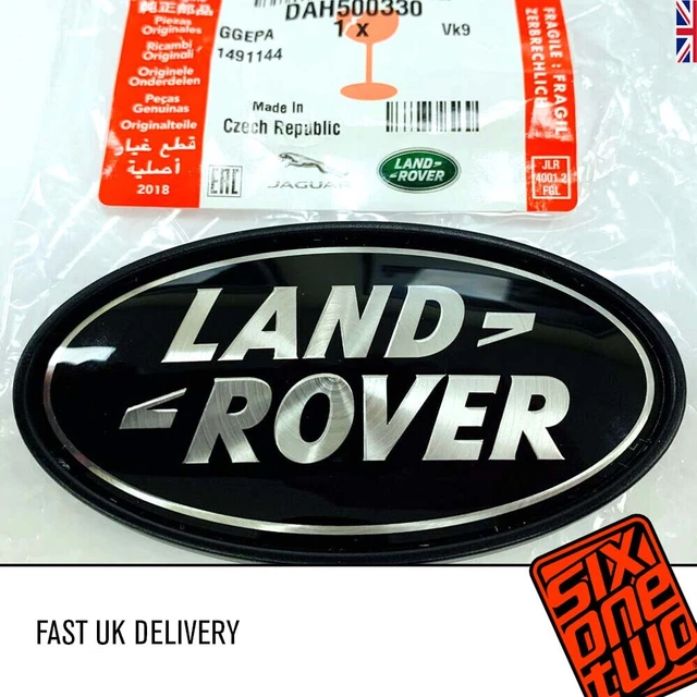 Genuine Land Rover Range Rover Sport L494 Grille Badge - Black/Silver (DAG500160)