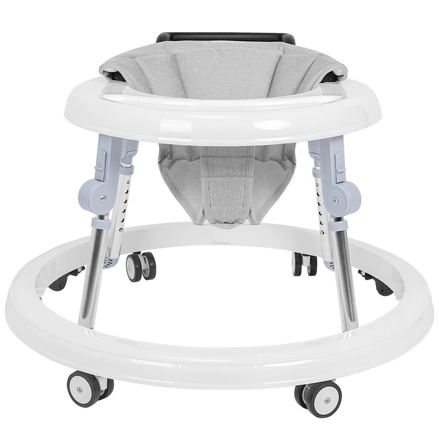 Asiento plegable para caminante para bebé y altura ajustable, centro de actividades para sentarse a pararse