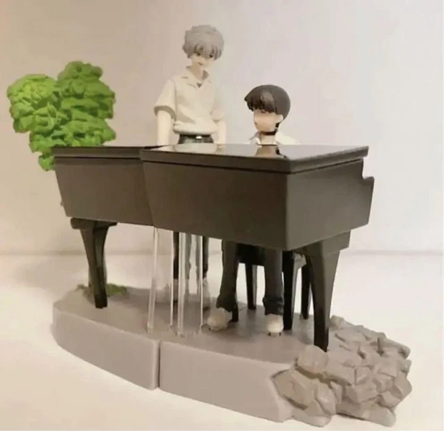 Evangelion Figure Situation Vignette Shinji Kaworu School Uniform Piano Lot 2