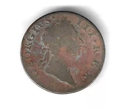 Ireland - 1769 George III half-penny coin - pre-owned