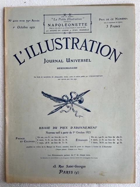 L'ILLUSTRATION 1er OCTOBRE 1921 N° 4100 - LA CATASTROPHE D'OPPAU - B. DE ROMANET