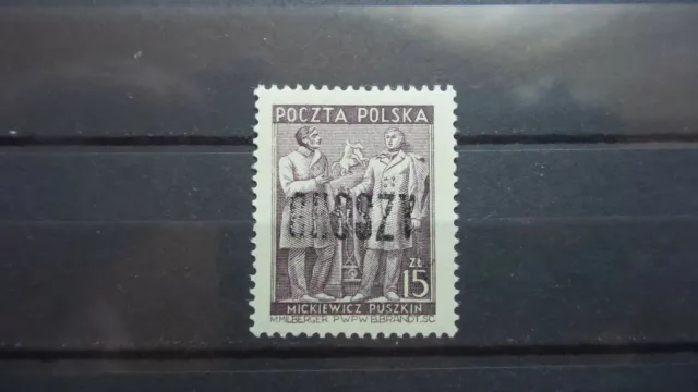 Polen 1949 / Kat. Fischer Nr. 508  mit Aufdruck Groszy  Komplet / Postfrisch /