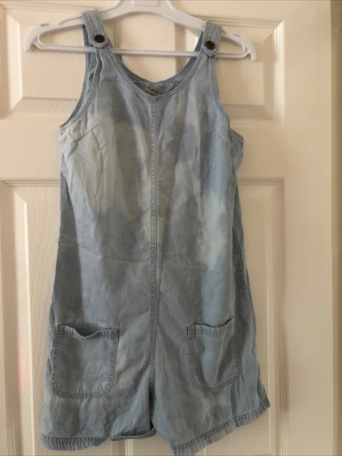 Tuta leggera in denim Next da ragazza - età 12 anni. Stile Pinafore.