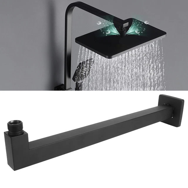 FY202 G1/2 pulgadas hilo de acero inoxidable montado en pared extensión brazo ducha brazo MX