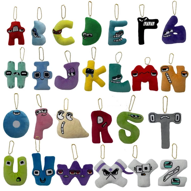 ALPHABET LORE ALPHABET Legend Alphabet Plush Letters Doll Small Pendant ...