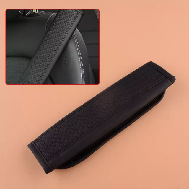 Auto Sicherheitsgurt Abdeckung Schultergurt Pad Kissen Harness schwarz PU Leder