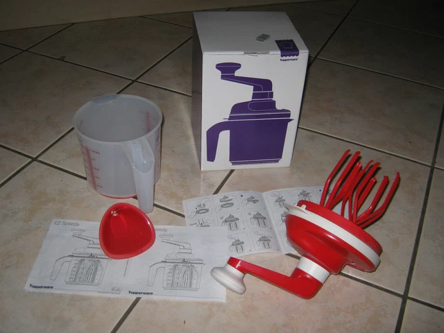 Chef easy mixx 1,25 l rouge de Tupperware à