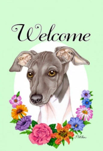 Welcome House Flag - Italian Greyhound 63065