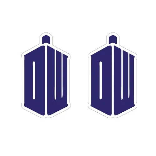 Doctor Who Tardis Stickers dr phonebooth dw