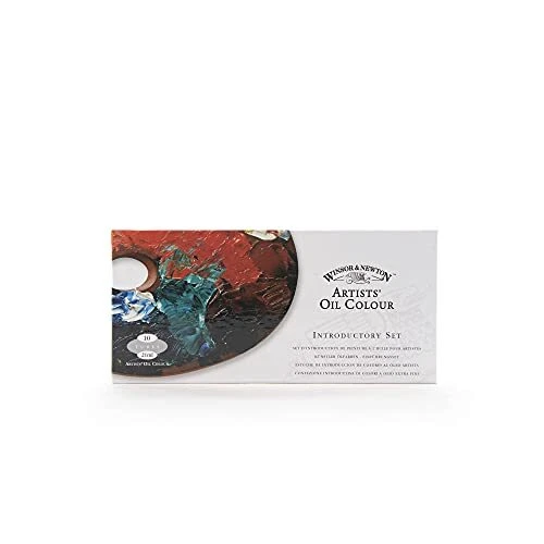 Artists' Oil Colour Paint Introductory Set, Ten 21ml Tubes,