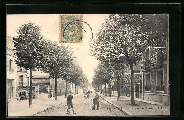 CPA Villejuif, Avenue des Ecoles