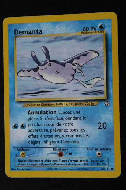 CARTE POKÉMON DEMANTA 64/111 Wizard Neo Genesis FR EUR 4,00 - PicClick FR