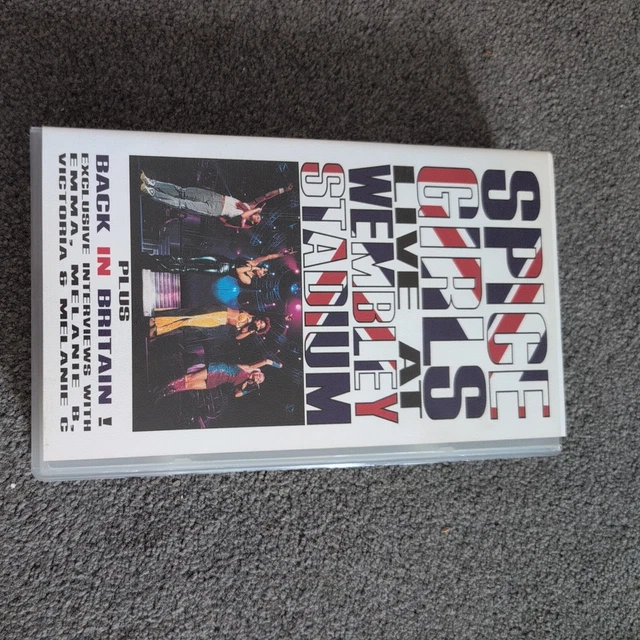THE SPICE GIRLS Live At Wembley Stadium + Back In Britain 1998 Virgin