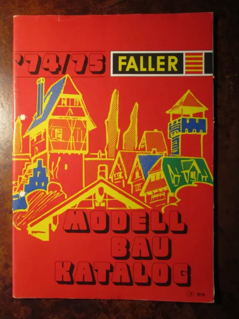 Faller Gesamtkatalog 1974/75 mit Preisliste