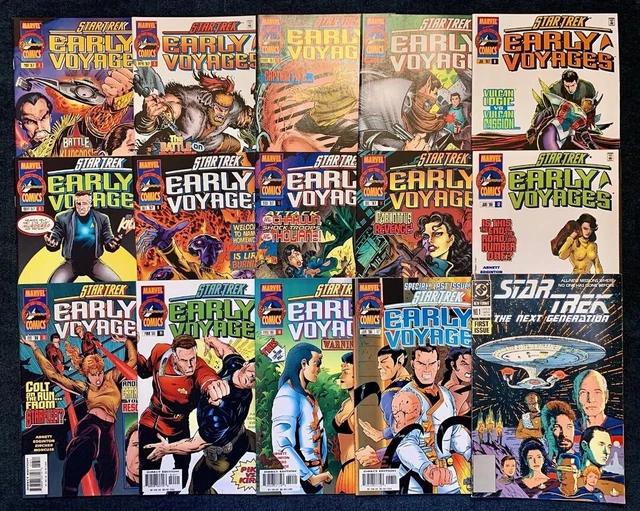 Lot (19) Marvel & DC Star Trek COMICS includes EARLY VOYAGES w/ Captain Pike 2
