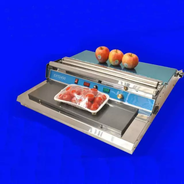 New Food Tray Wrapper Film Wrap Sealer Sealing Machine For Fruit /Food 220V #WD2