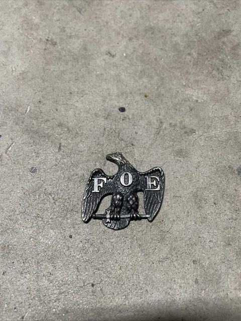Foe Sign VINTAGE FOE FRATERNAL Order of Eagles Metal Emblem £3.89 - PicClick UK