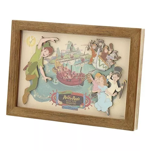 Japan Tokyo Disney Resort Pins set with frame Peter Pan Fantasy Springs 2024