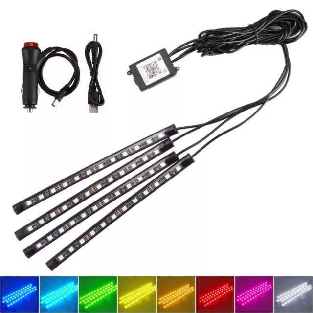 LED Luce al neon RGB Luce interna per auto Nuovo Lampade decorative RGB  Auto