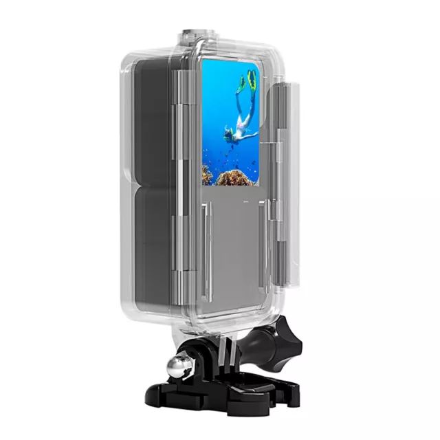 60M Waterproof Camera Underwater Case Diving Housing Shell Base For DJI Action 2