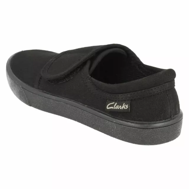 Clarks Hopper Run Riptape Bambini Plimsoles 3