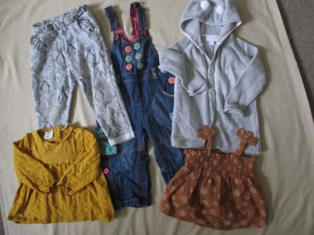 Girls Toddler Clothing Bundle - Age 18 - 24 Months  2 Years Tops Trousers etc