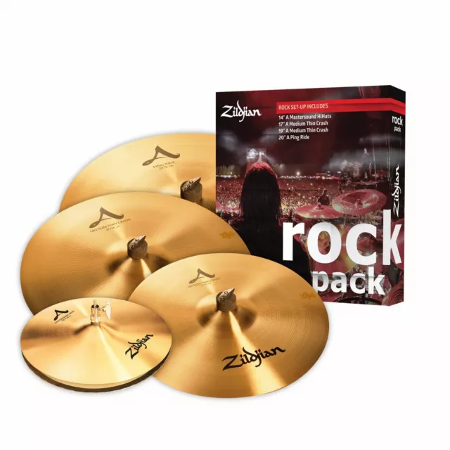 ZILDJIAN A Custom Rock Pack 14, 17, 19, 20