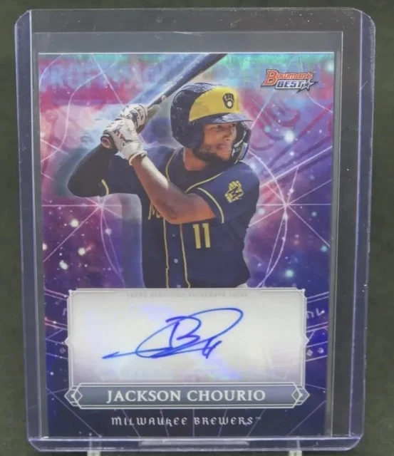 AUTOGRAPHE JACKSON CHOURIO 2023 Bowmans Best Astral Projections /99