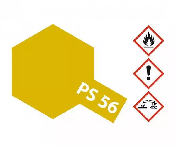 TAMIYA en Polycarbonate Lexan Sprayfarben PS-56 Jaune Moutarde 100ml/300086