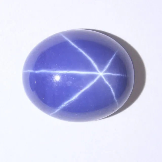 6 Rays Blue Star Sapphire 7.95 Cts Natural Oval Cabochon 10X14X5 mm Loose Gems
