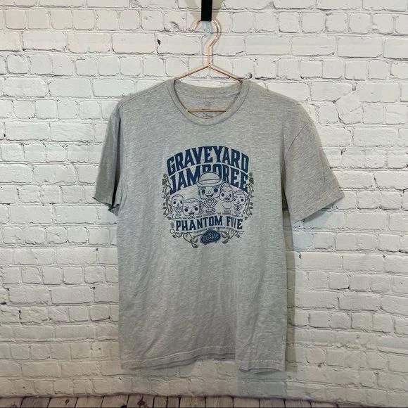 Haunted Mansion Disney Funko Pop Graveyard Jamboree Graphic Print T-Shirt