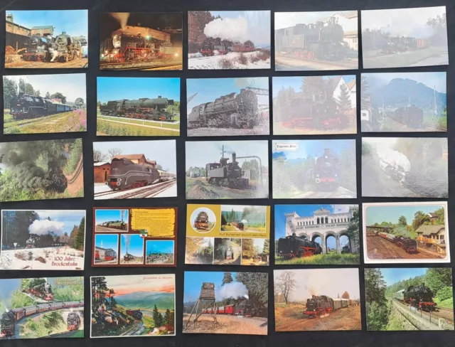 Konvolut 25 St. AK Ansichtskarten Postkarten Eisenbahn Lokomotive (6)