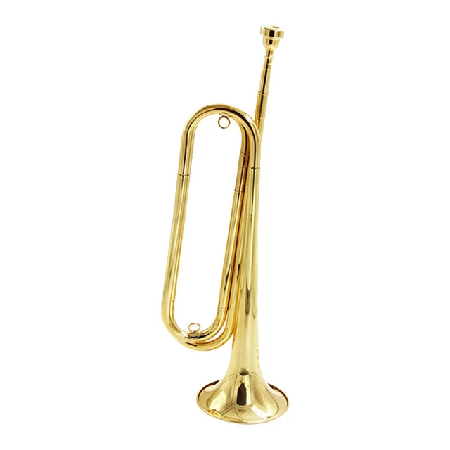 Scout Bugle Music Instrument Vintage Marching Bugle pour  Cavalry