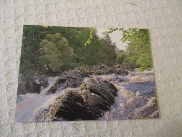 Vintage Colour Postcard, " The Falls Of Feugh, Banchory, Deeside.  " L