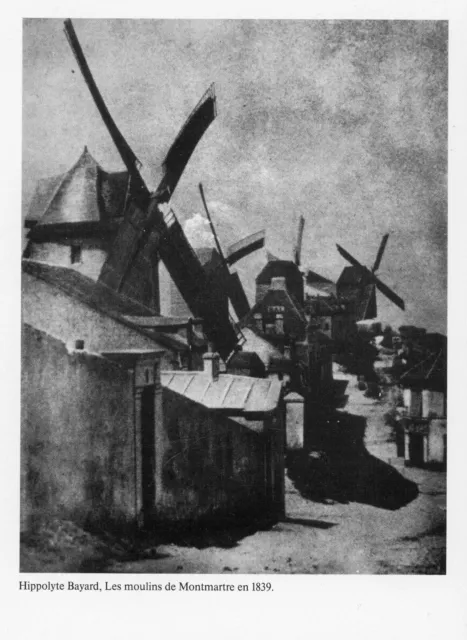 Les Moulins de Montmartre en 1839 par Hippolyte Bayard