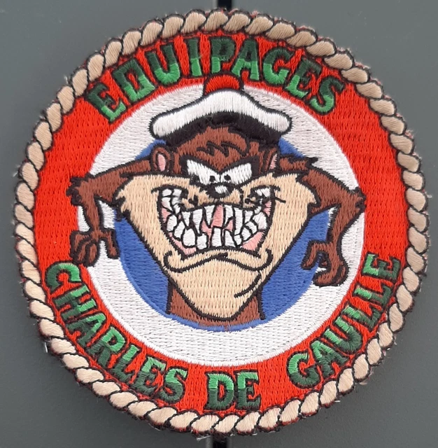 Patch Charles De Gaulle – Aéronavale, Porte-avions Nucléaire, Marine Française