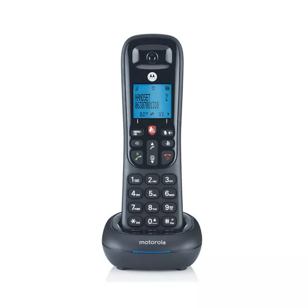 Panasonic KX-TGD312SPB Teléfono Inalámbrico Duo Negro
