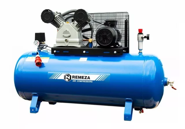 Remeza Druckluft Kompressor 4 kW/400 Volt/10 bar/270 l Liter Kessel, 690 l/min