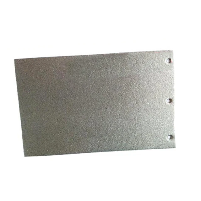 2 Patins De Plaque De Base En Carbone Pour Ponceuse à Bande 9403 MT190 MT9 – 170x110 Mm, 3 Trous De Montage