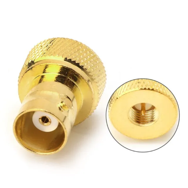 BNC Female To SMA Male Plug RF Connector Coaxial Converter Adapter Straight