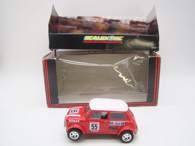 Scalextric - C2103 - Mini Cooper " Sonax " - 1/32 - Slot Car - Boite - Ancien -