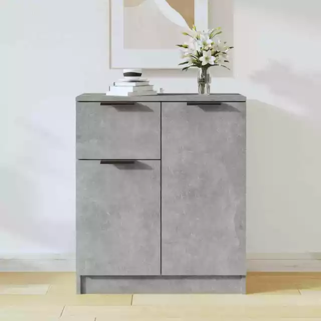 Vidaxl Credenza Grigio Cemento 60x30x70 cm in Legno Multistrato