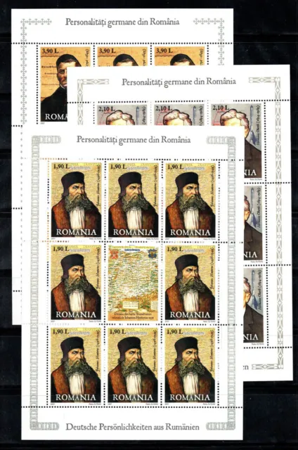 Romania 2007 Mi. 6235-6237 Minifoglio 100% Nuovo ** personalità