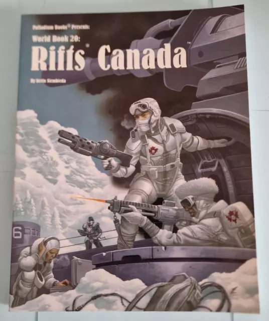 CANADA World Book 20 per RIFTS Sourcebook Palladium Books RPG