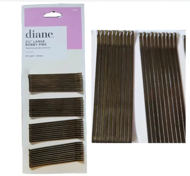 Diane D417 Curved Jumbo Pin, Black