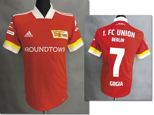 match worn shirt Spielertrikot FC Union Berlin 2020/2021 Akaki Gogia Fussball BL