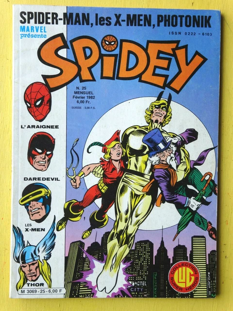 BD SPIDEY N°25 EO 1982 ed.LUG semic  ETAT NEUF SPID1GD32