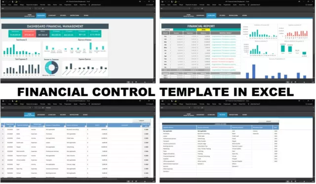 7 Pack Professional Excel Templates