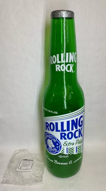Rolling Rock Extra Pale Bottle Shape Inflatable 47” x 13” Latrobe Brewing Co. PA