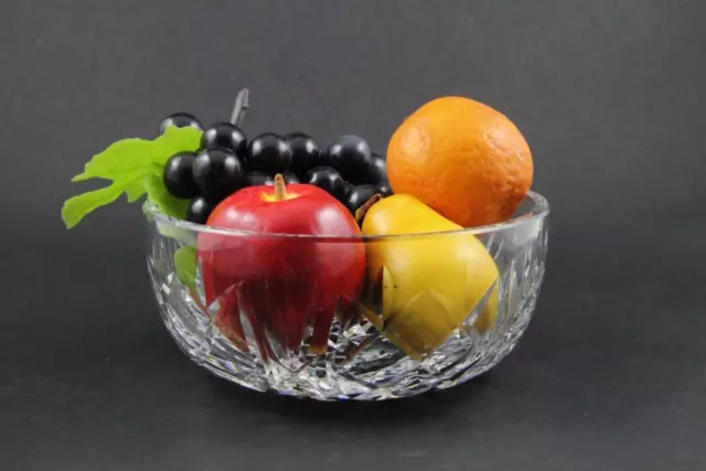 Vintage Waterford Lead Crystal Lismore Salad Fruit Centerpiece Bowl